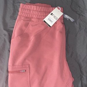 Figs mauve high waisted skinny yoga L Petite